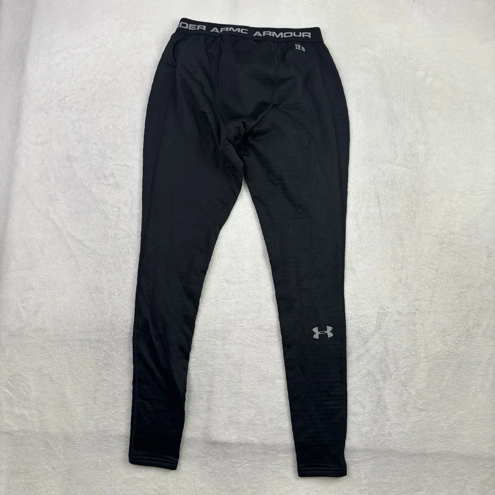 Under Armour Black Base Layer 2.0 Fitted ColdGear Leggings Activewear Men's M
